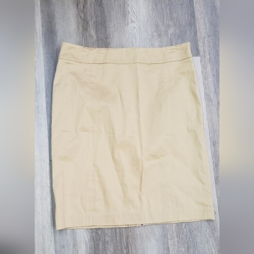 D Linea Donna Tan Pencil Skirt Size 14